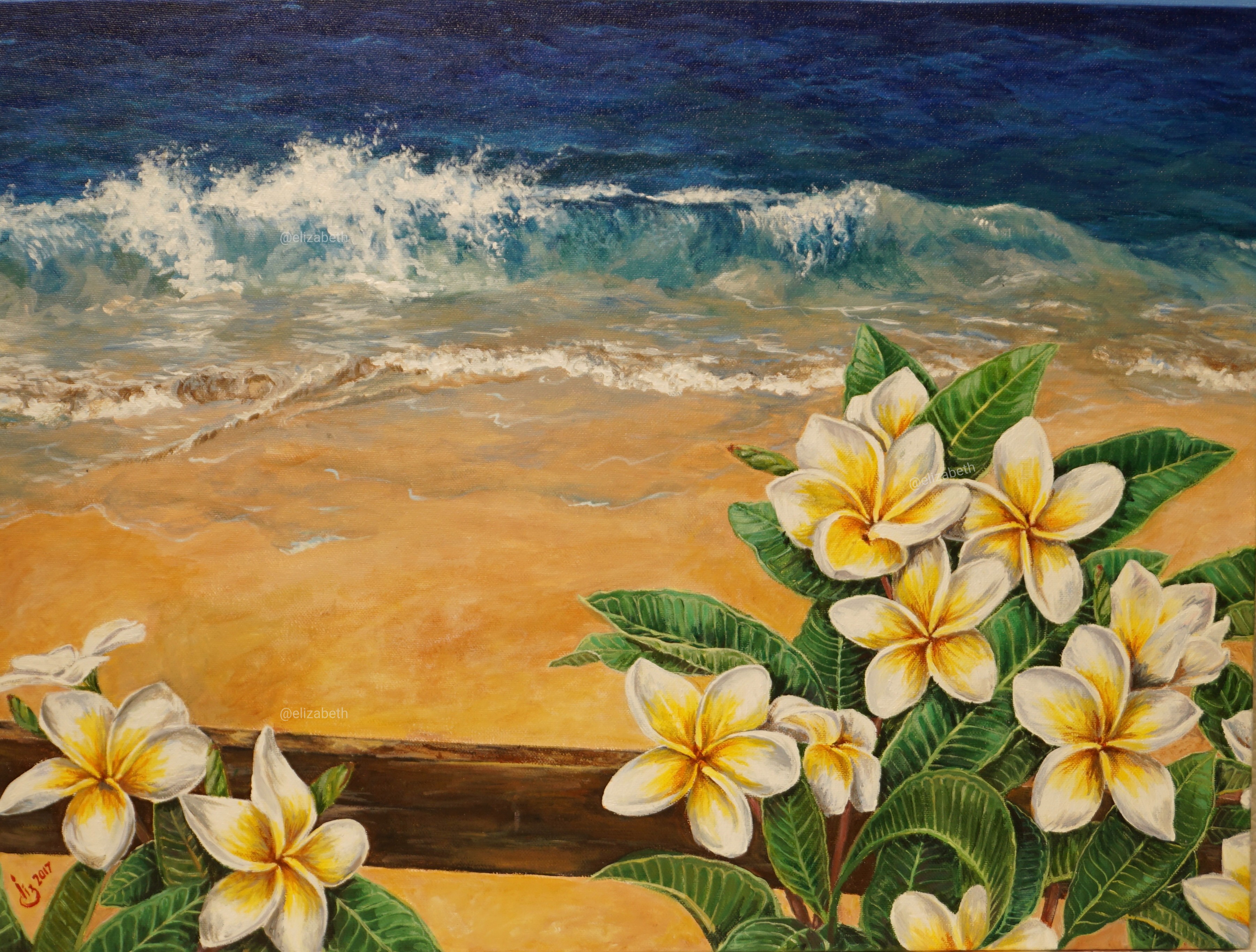 Magnolias on the Beach