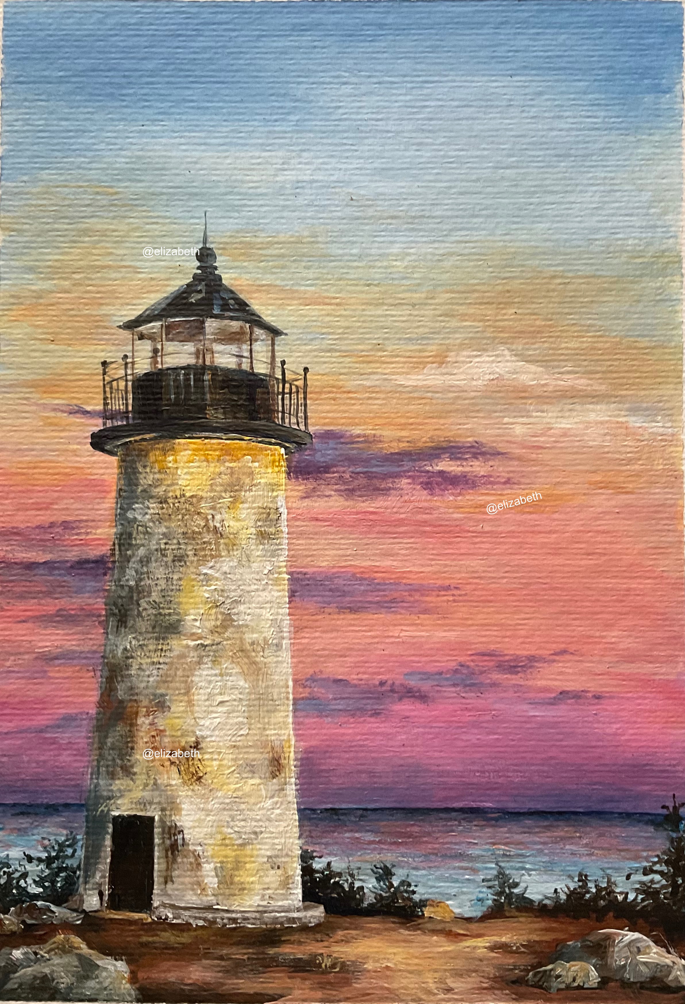 Lighthouse at Dusk